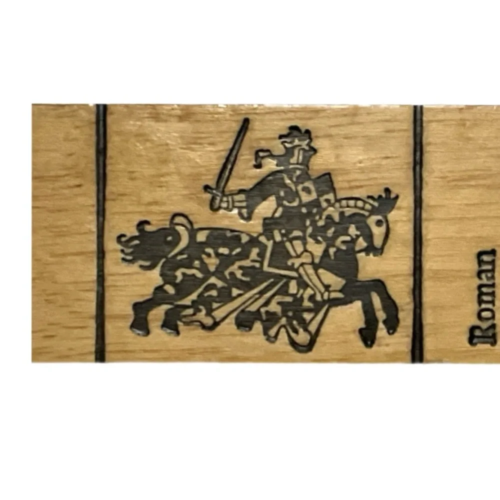 British Rulers History Ruler - Wood Centimeter Ruler - Picture 7 of 7
